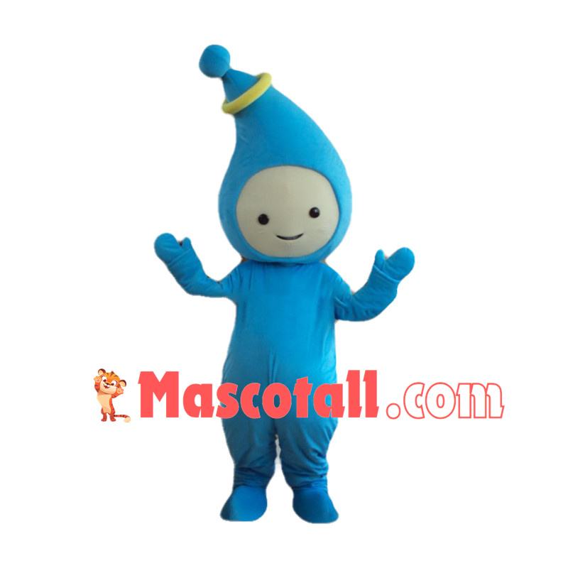 Blue Baby Bottle Doll Cartoon Mascot Costume