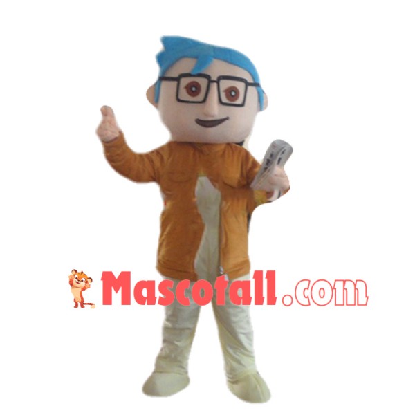 Blue-haired Teacher Mascot Costume