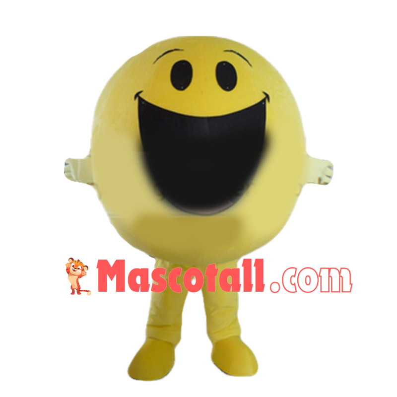 Laughing Emoticon Mascot Costume 
