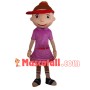 Beautiful Tennis Girl In Uniform Mascot Costume 