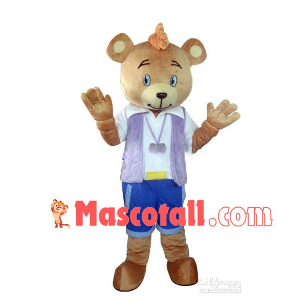 Physical Education Teacher Bear Mascot Costume