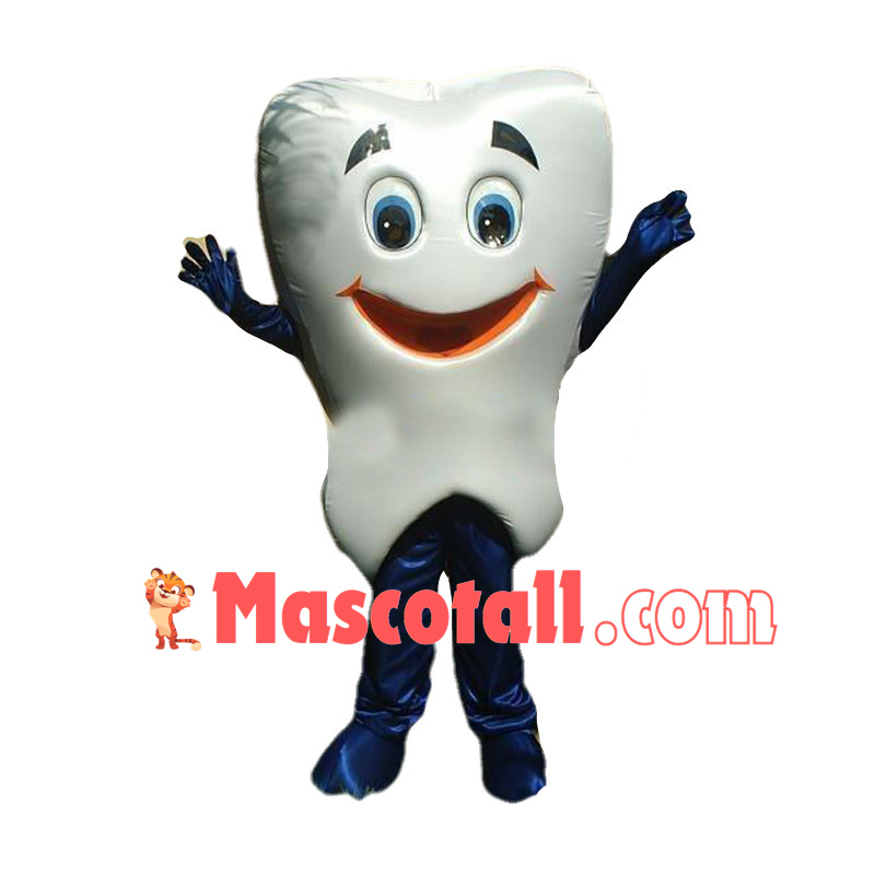 Deluxe Cartoon Tooth Mascot Costume	 