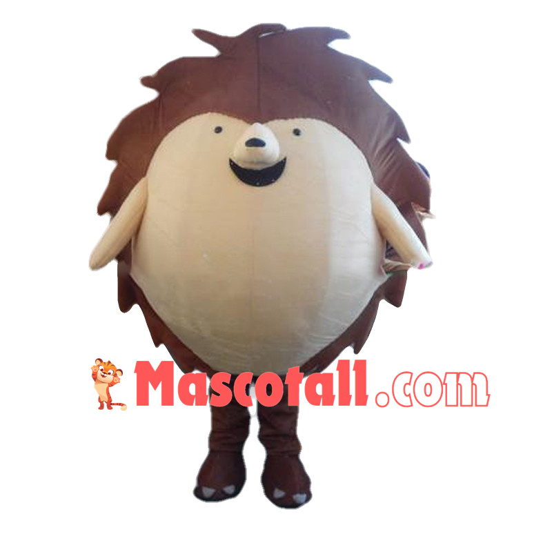 Fat Cartoon Hedgehog Mascot Costume 