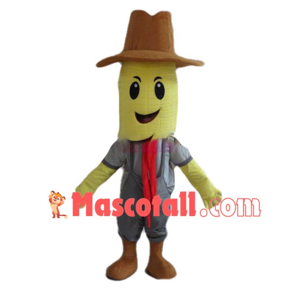 Cowboy Corn Mascot Costume