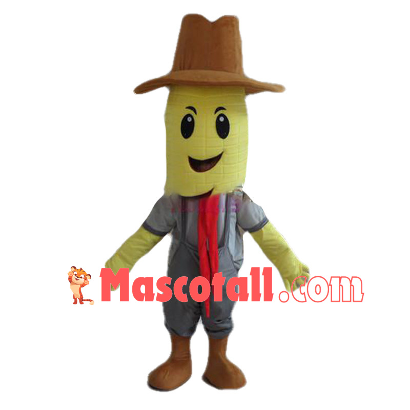 Cowboy Corn Mascot Costume