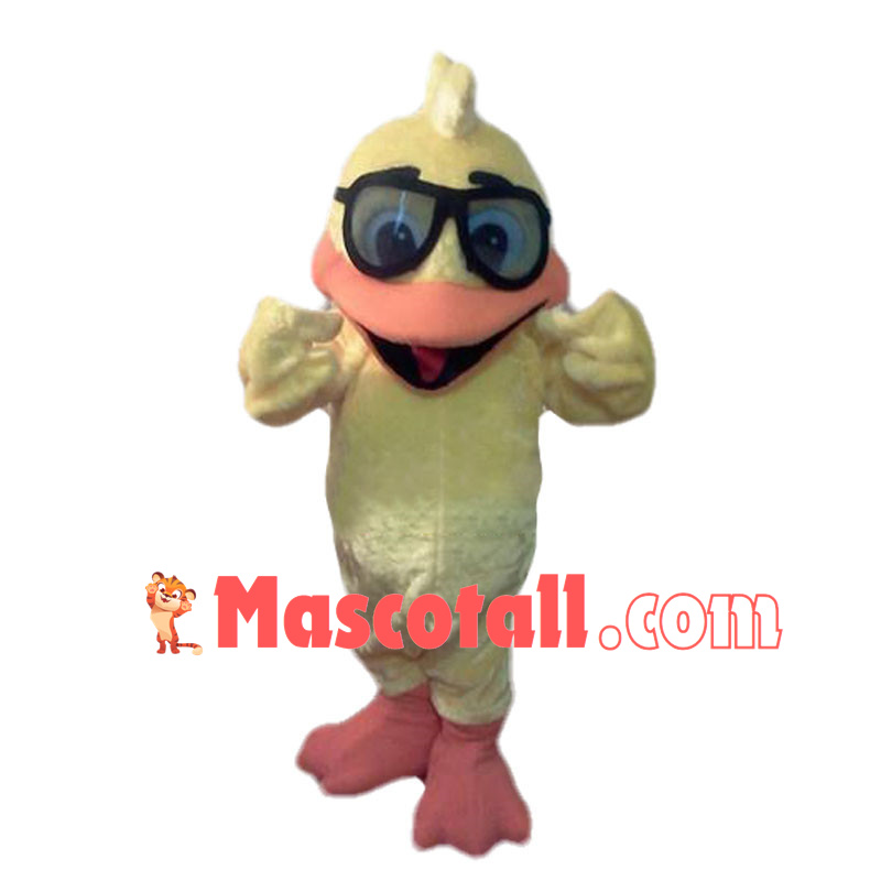 Lovely Quacky the Duck Mascot Adult Costume	