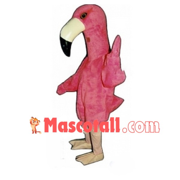 Pink Flamingo Mascot Costume	