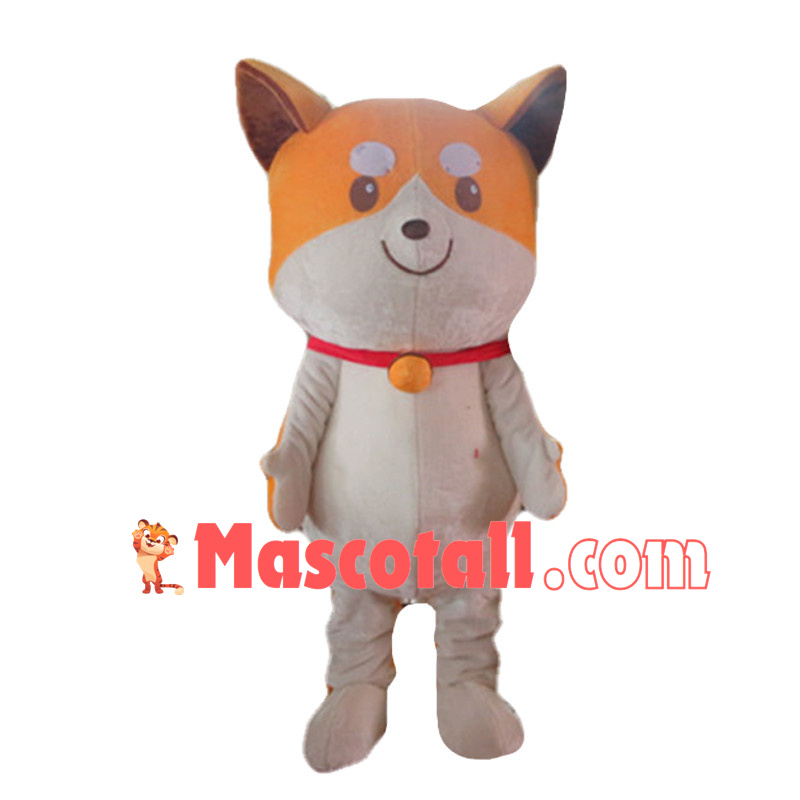 Cute Cartoon Japanese Shiba Inu Mascot Costume 