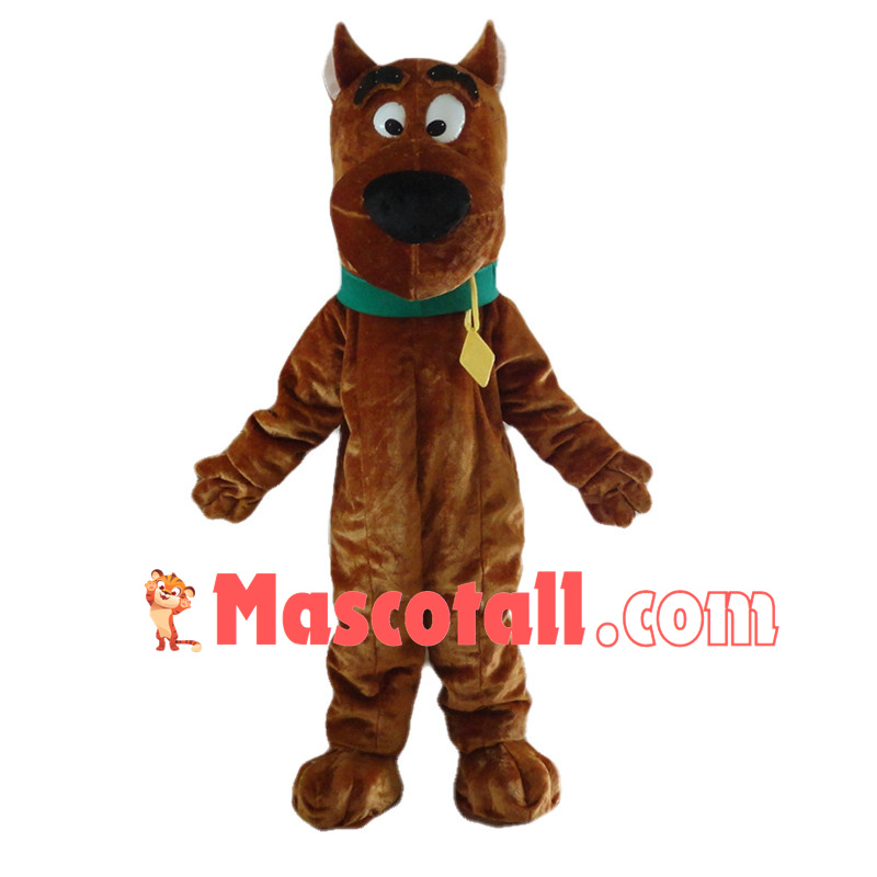 Cowardly Scooby Doo the Great Dane Mascot Costume 