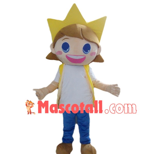 Lively Girl Mascot Costume
