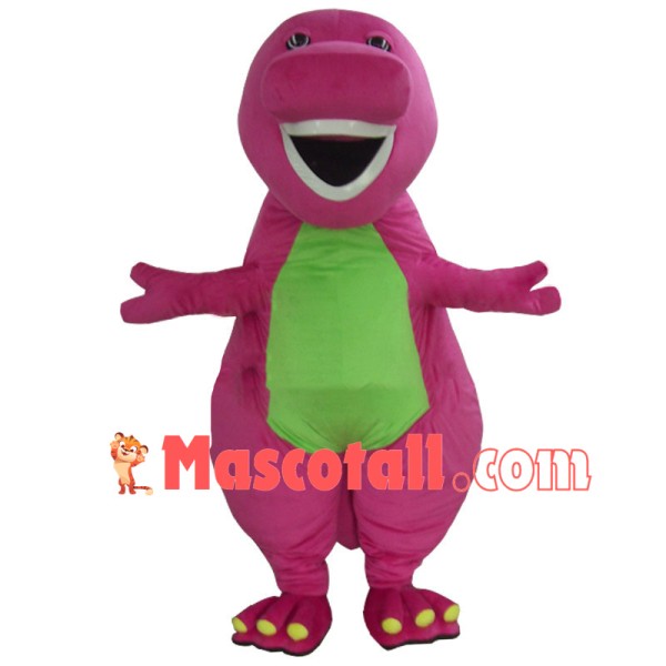 Wise Barney the Dinosaur Mascot Adult Costume 