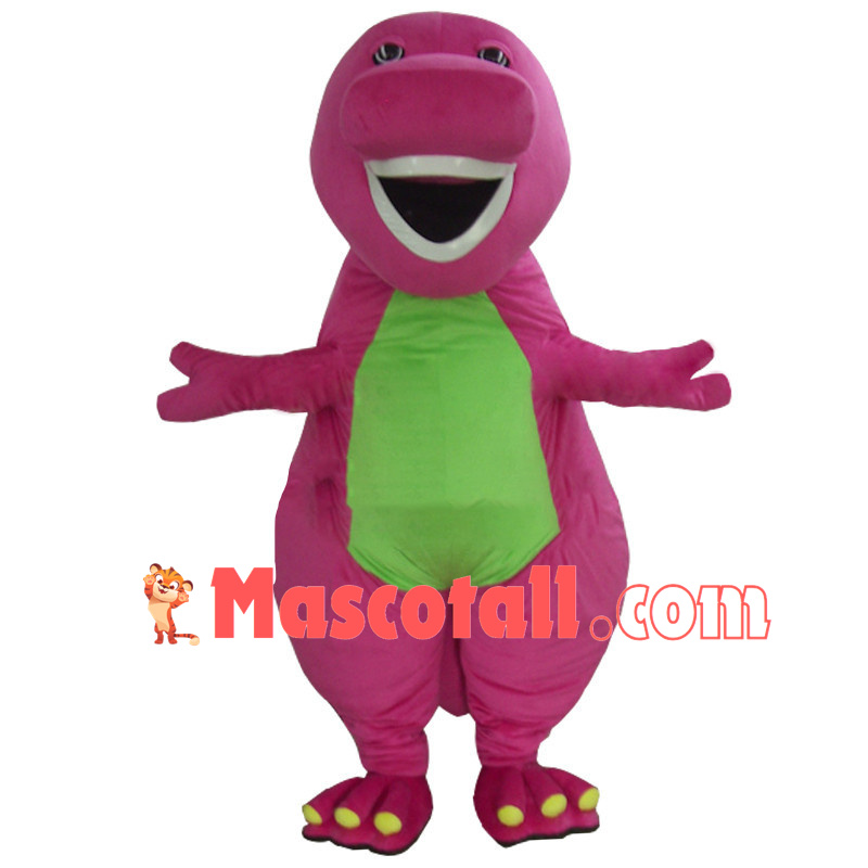 Wise Barney the Dinosaur Mascot Adult Costume 