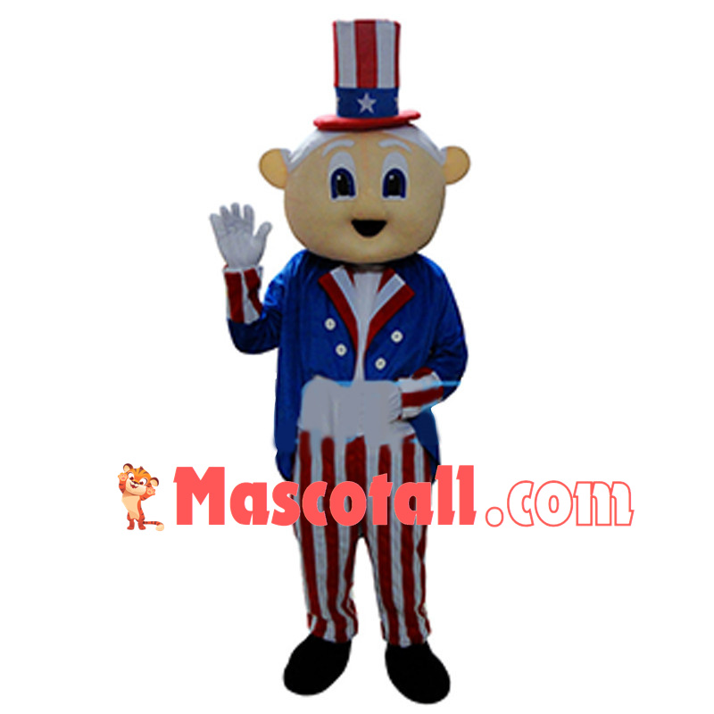 American Uncle Sam Mascot Costume 
