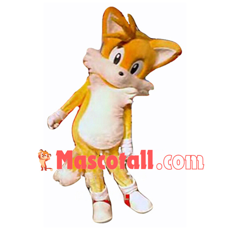 Optimistic Tails the Fox Mascot Adult Costume 