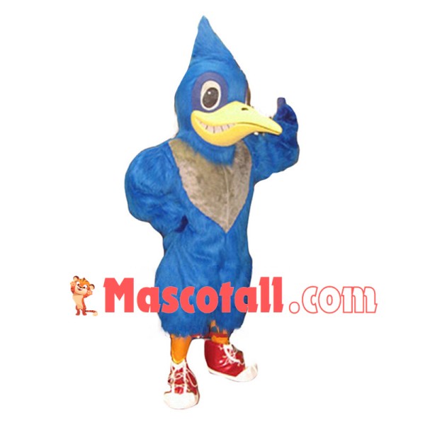 Sport Blue Jay Long Fur Mascot Costume	
