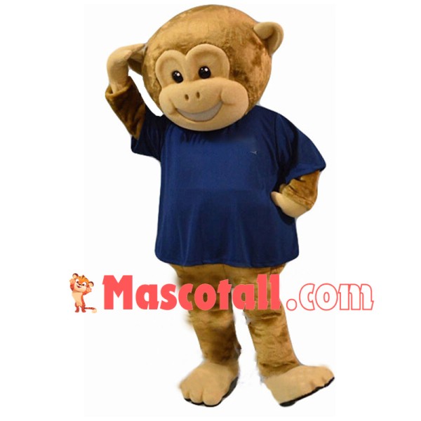 Optimistic Monkey Mascot Costume	