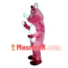 Pink Rhino Lightweight Mascot Costume