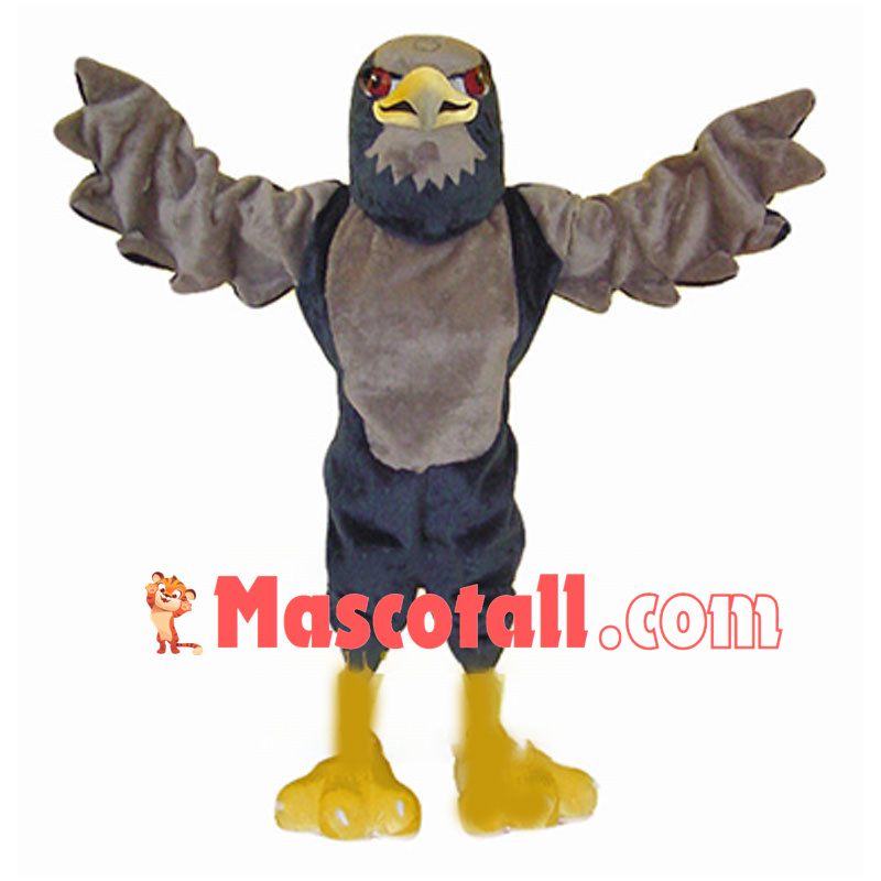 Soaring Blue Falcon Mascot Costume 