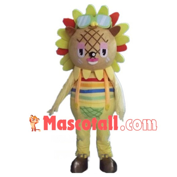 Individuality Cartoon Sunflower Man Mascot Costume 	