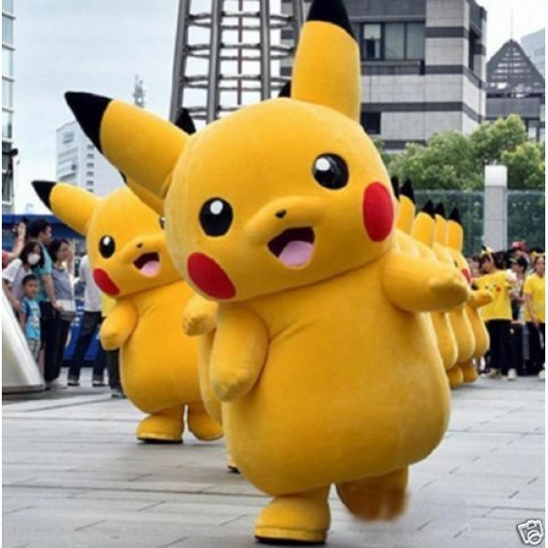 Pikachu Mascot Costume for Adult