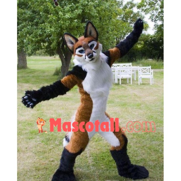 Brown Fox Mascot Costume