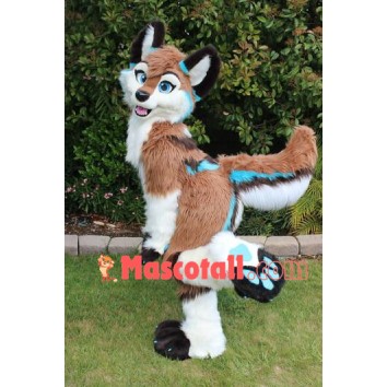 Dog Fox Wolf Realistic Mascot Costume