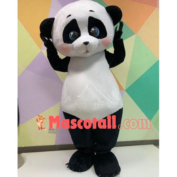 Friendly Panda Mascot Costume