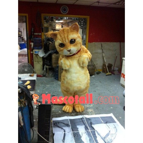 Lovely Realistic Cat Mascot Costume