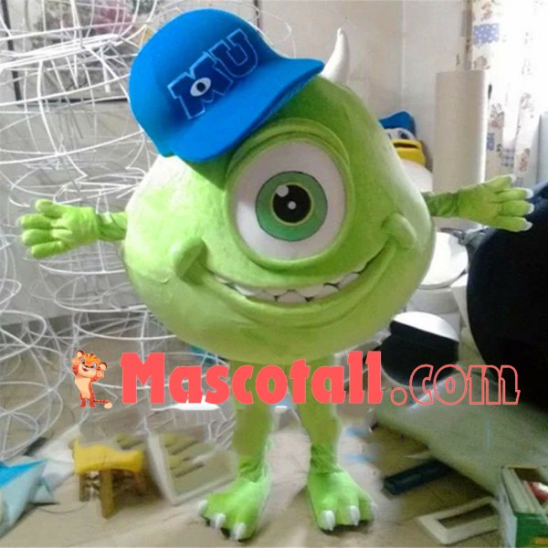 Mike Wazowski Mascot Costume