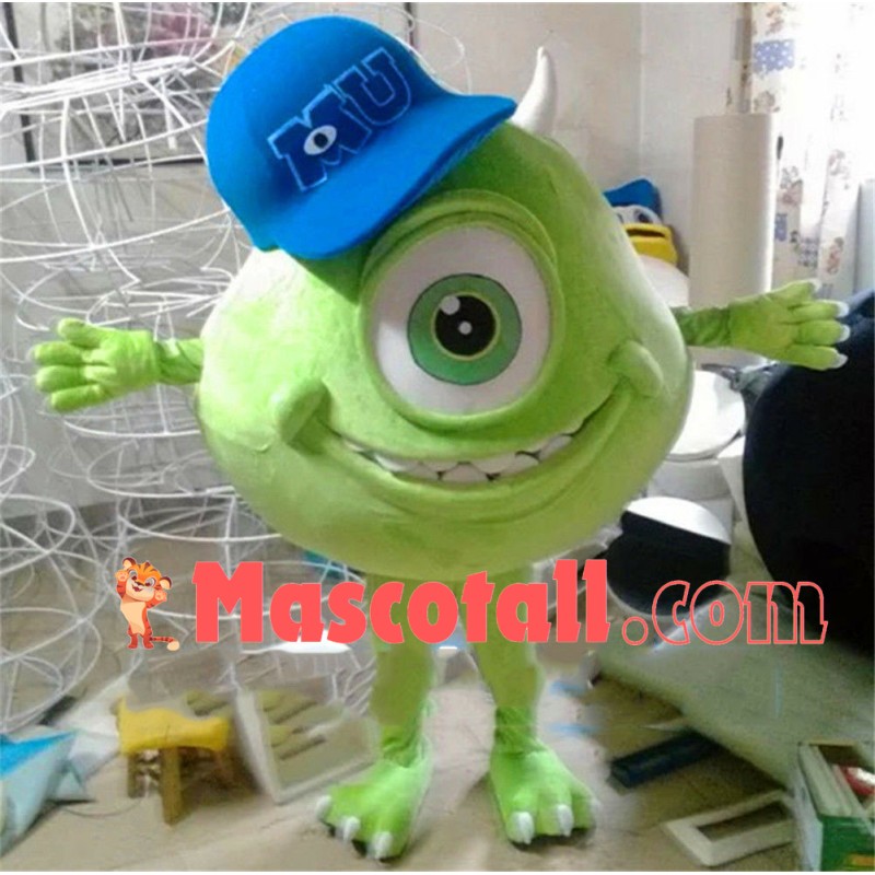 Mike Wazowski Mascot Costume