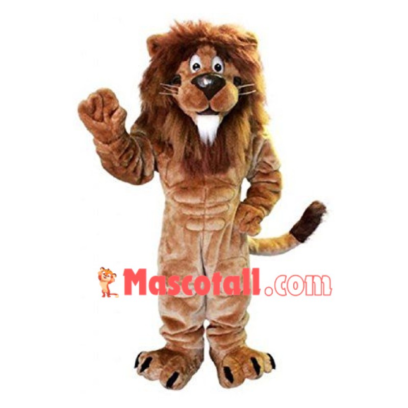 Friendly Lion Mascot Costume