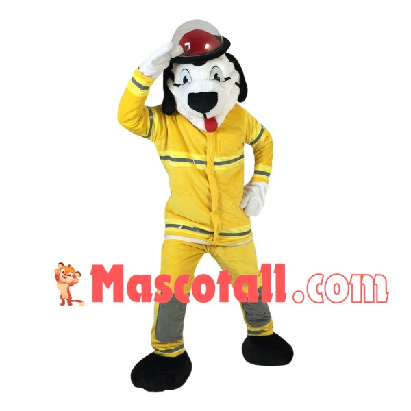 Professional Fire Dog Mascot Costume