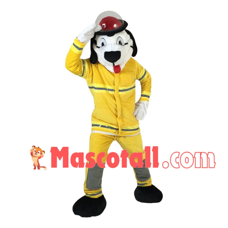 Professional Fire Dog Mascot Costume