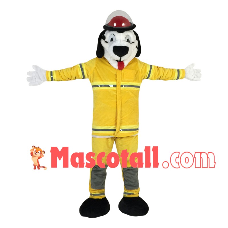 Professional Fire Dog Mascot Costume