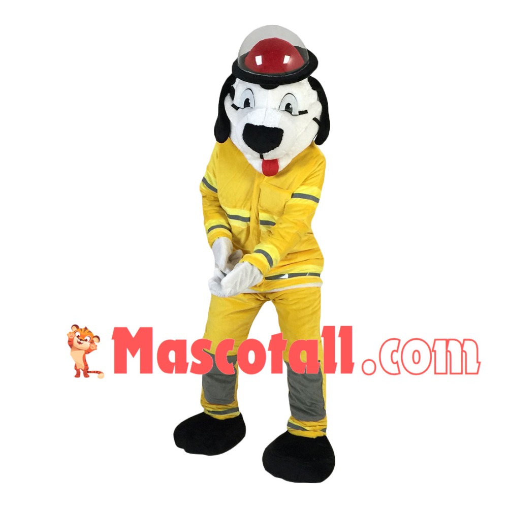 Professional Fire Dog Mascot Costume
