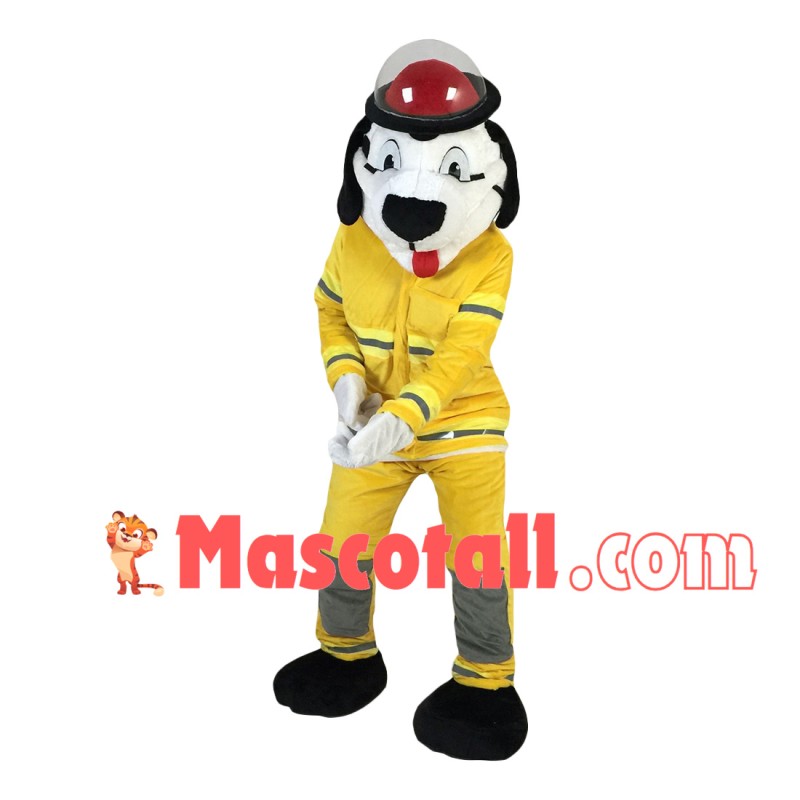 Professional Fire Dog Mascot Costume