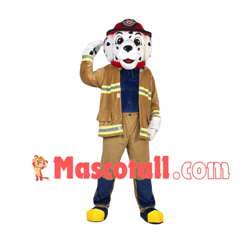 Professional Lightweight Fire Dog Mascot Costume