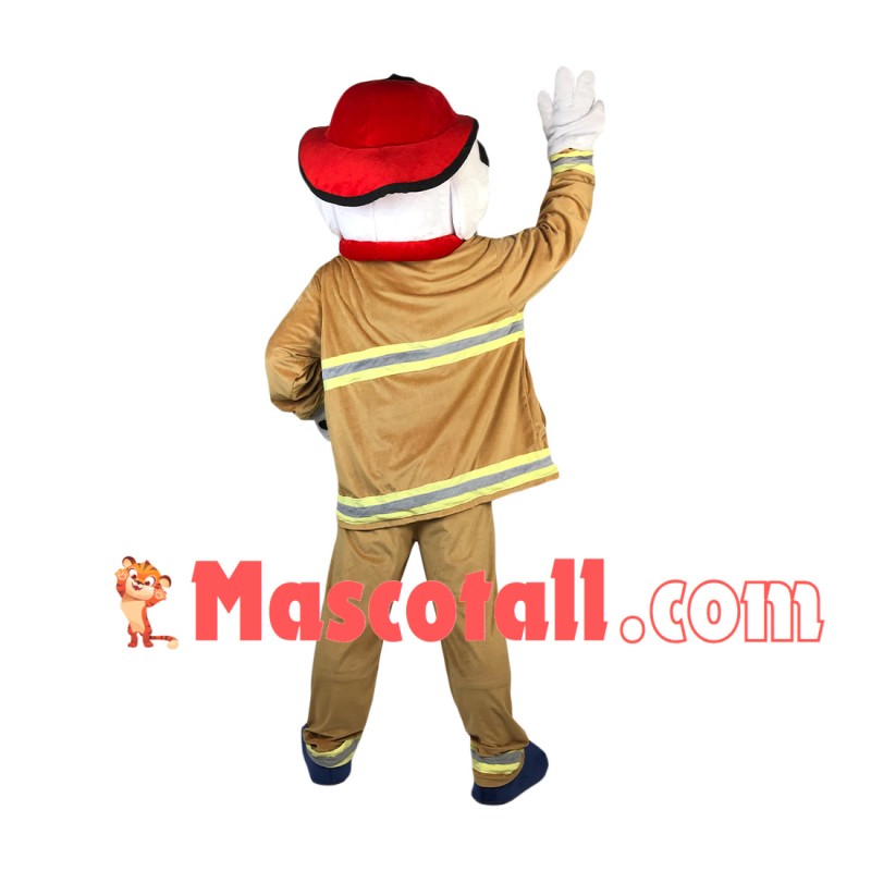 Professional Lightweight Fire Dog Mascot Costume