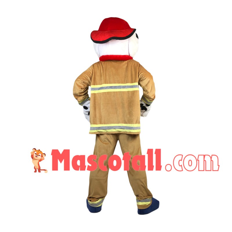 Professional Lightweight Fire Dog Mascot Costume