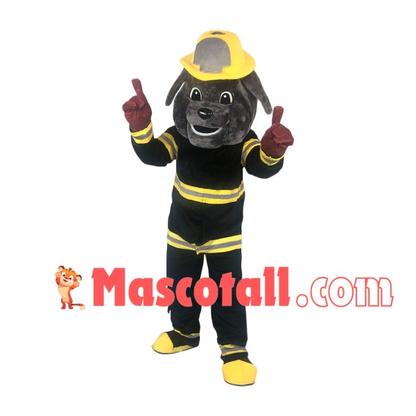 Professional Fire Bulldog Mascot Costume