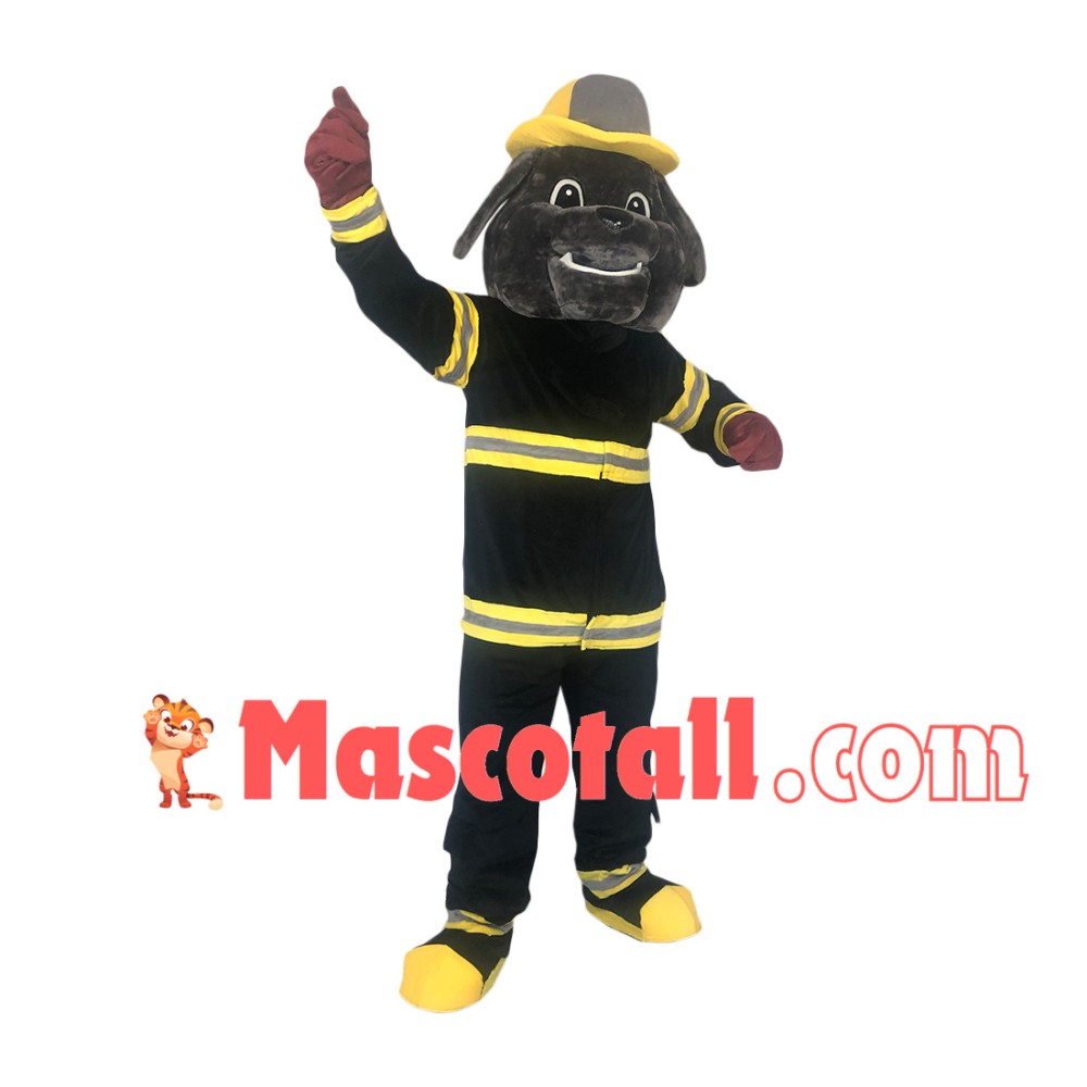 Professional Fire Bulldog Mascot Costume
