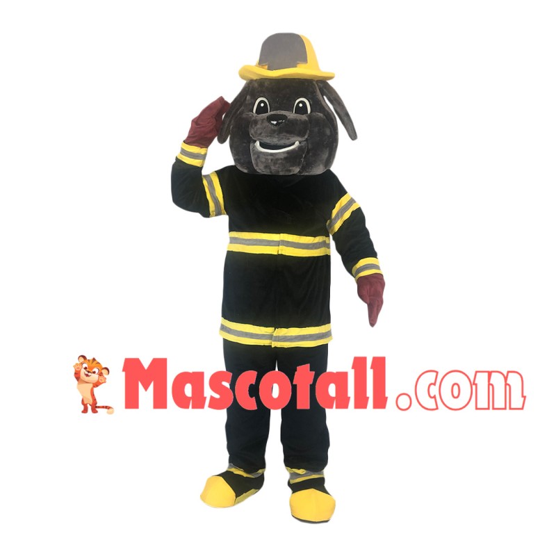 Professional Fire Bulldog Mascot Costume