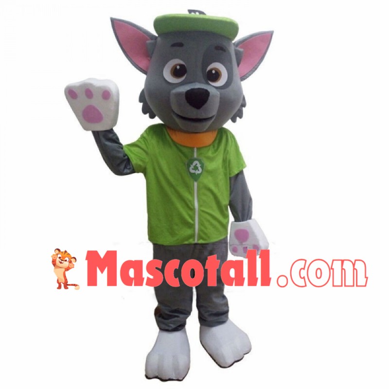 Paw Patrol Rocky Dog Mascot Costume