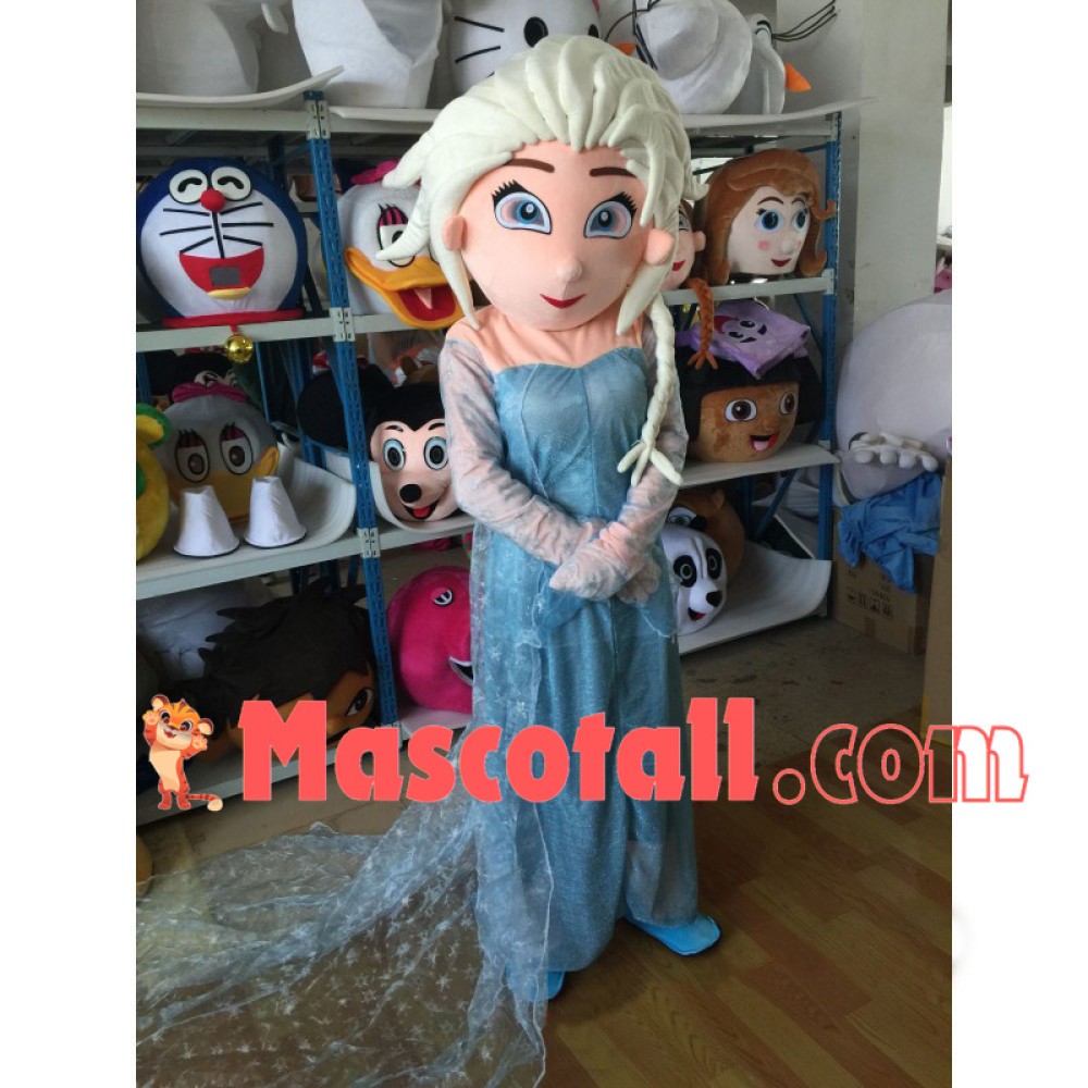 Frozen Princess Elsa Mascot Costume