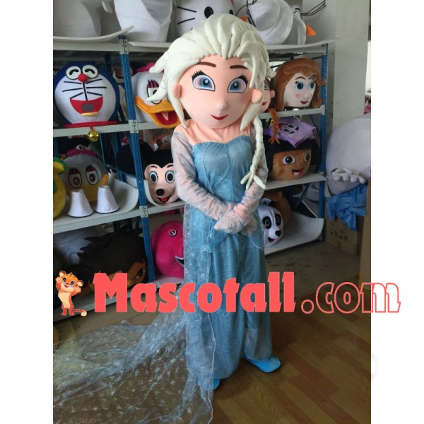 Frozen Princess Elsa Mascot Costume