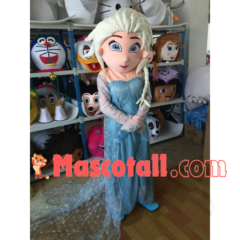 Frozen Princess Elsa Mascot Costume