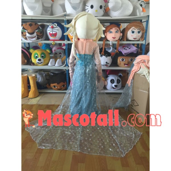 Frozen Princess Elsa Mascot Costume
