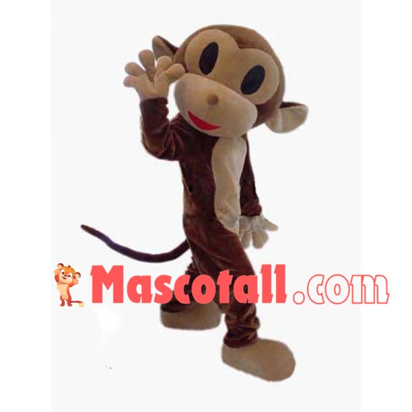 Friendly Monkey Mascot Costume
