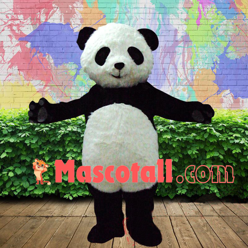Friendly Panda Mascot Costume for Adults