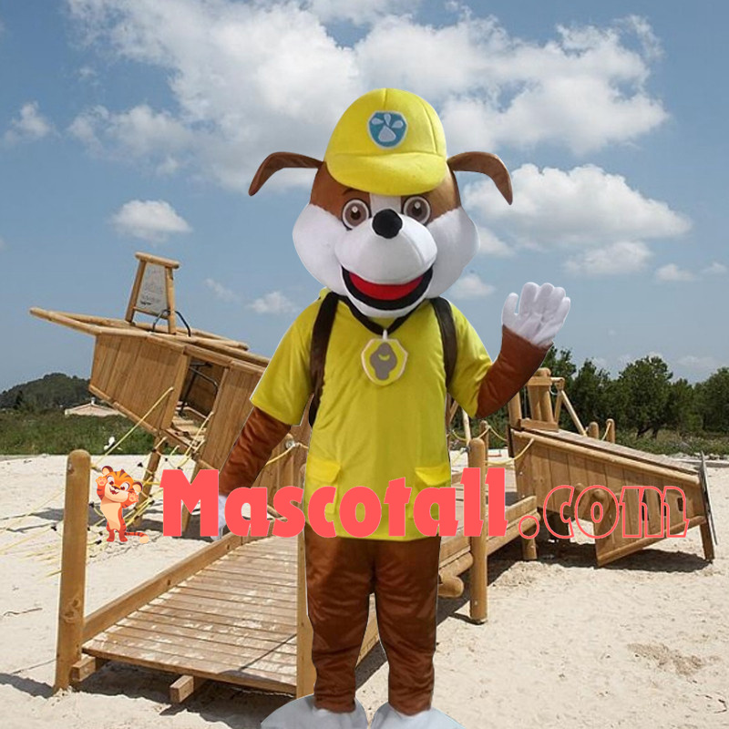 Rubble Dog Paw Patrol Mascot Costume
